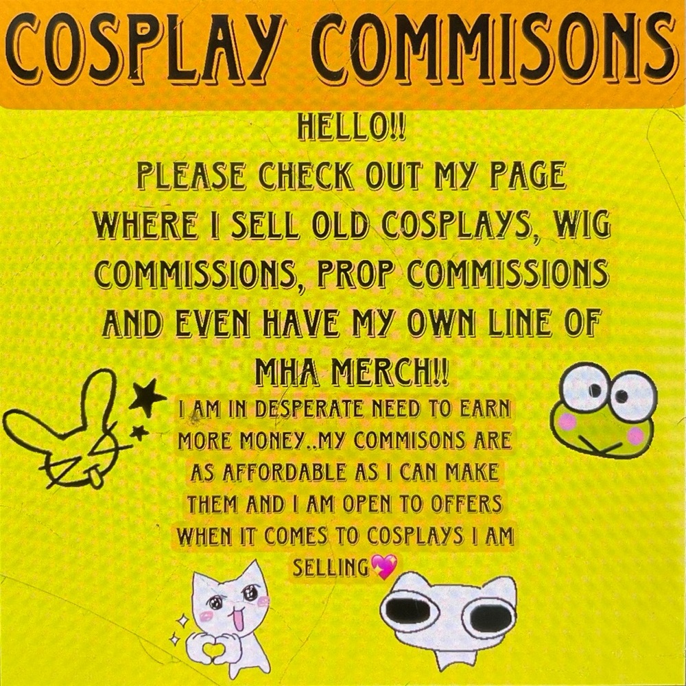 Cosplay Commissions